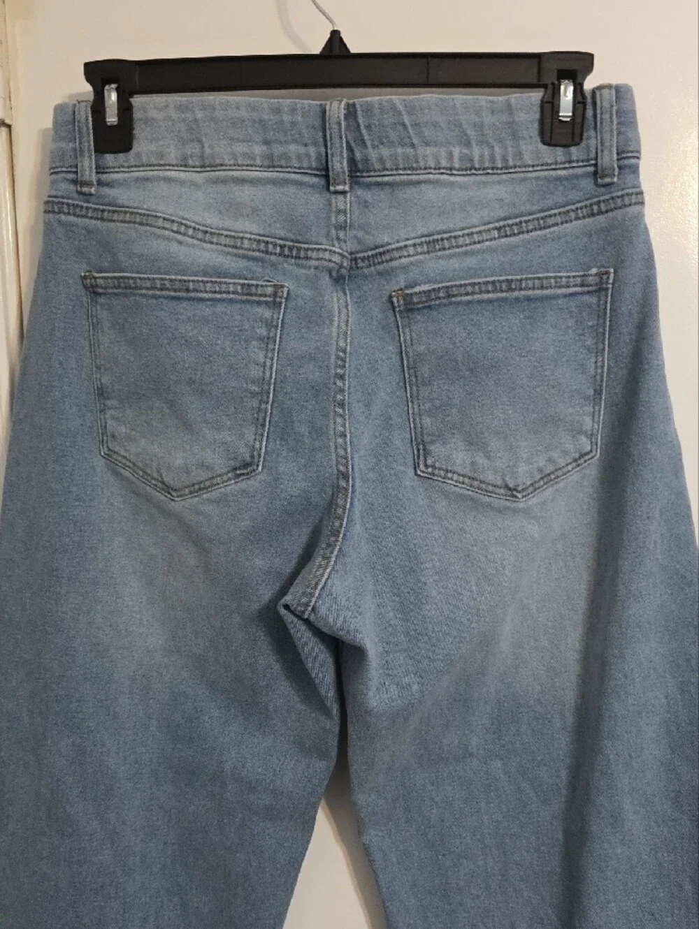 Indigo Poppy Light Wash Barrell Jeans Sz 10 - Picture 6 of 8